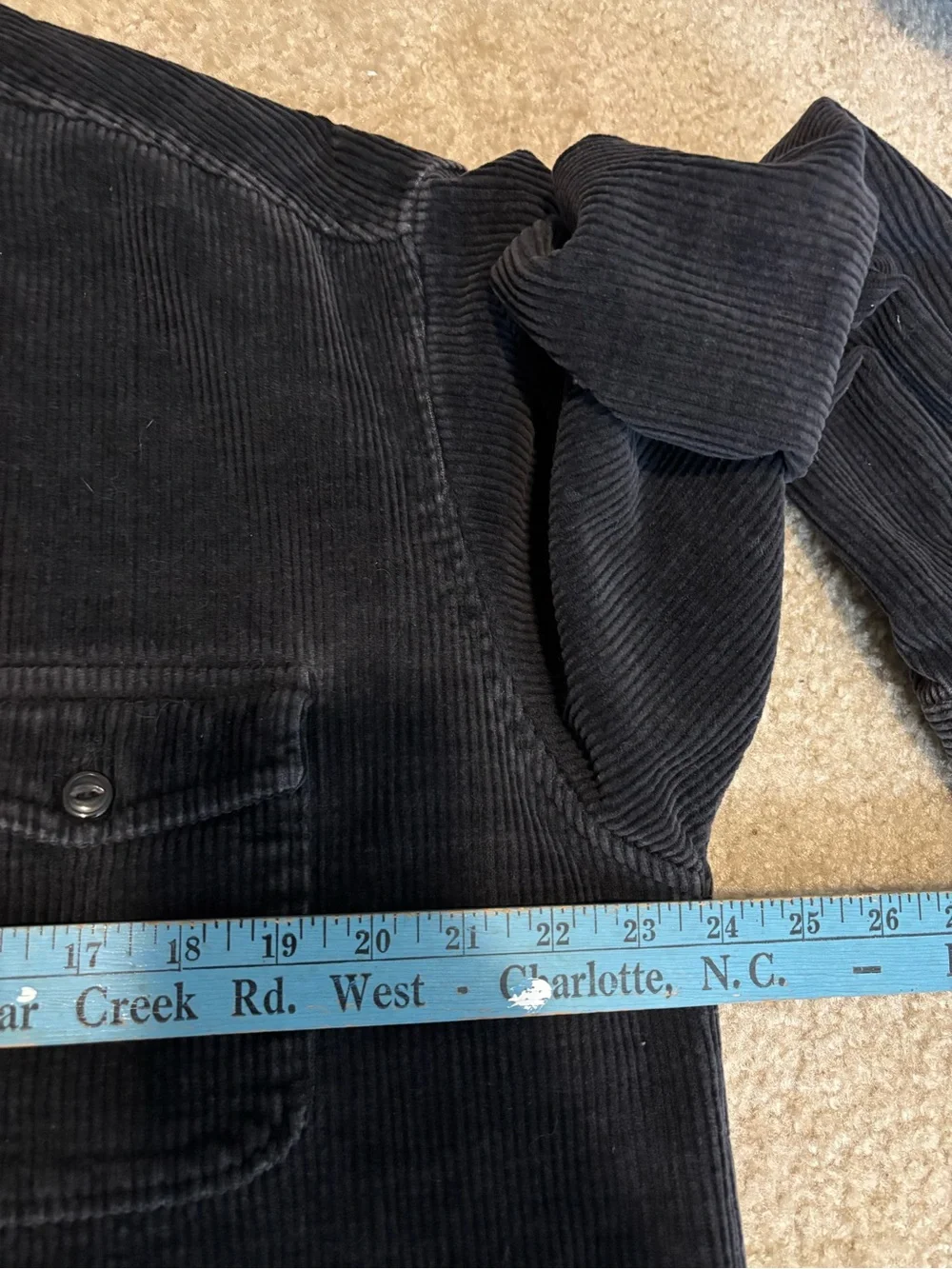 Vtg Polo Sport Ralph Lauren Corduroy Half Zip Pullover XL